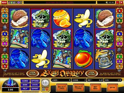 Skull Duggery Slot Screenshot